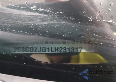 2020 Dodge Challenger Gt из США, поврежденный, VIN 2C3CDZJG1LH231317